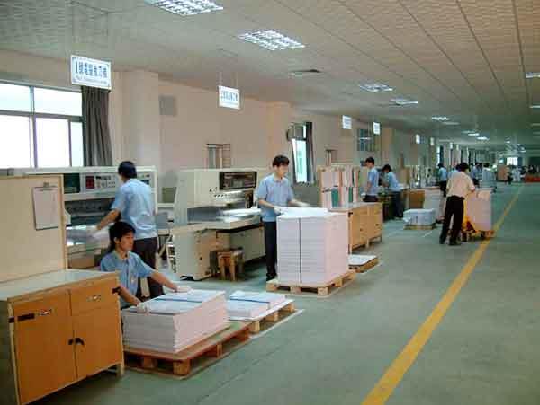 說明書裝訂，成型